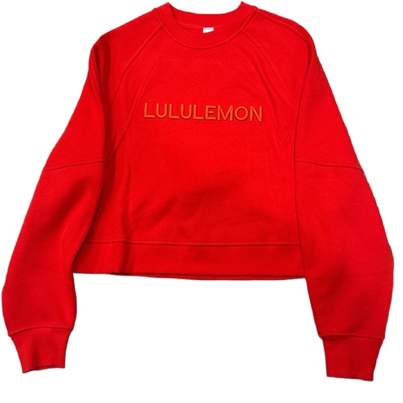Lululemon Scuba Oversized Pullover XS/S NWT Hot Heat - Picture 1 of 4